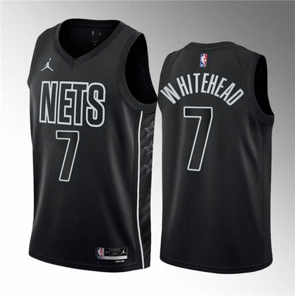 Men's Brooklyn Nets #7 Dariq Whitehead Black 2023 Draft Statement Edition Stitched Basketball Jersey,We sell and wholesale Men's Brooklyn Nets #7 Dariq Whitehead Black 2023 Draft Statement Edition Stitched Basketball Jersey on line form chian!